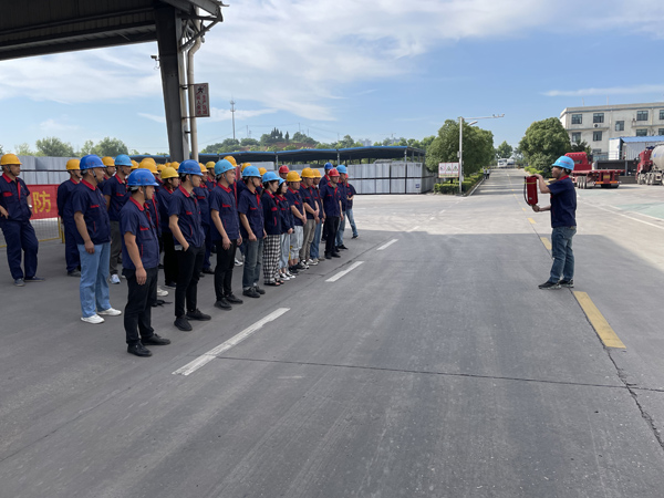 公司兩家單位開展聯合消防應急演練